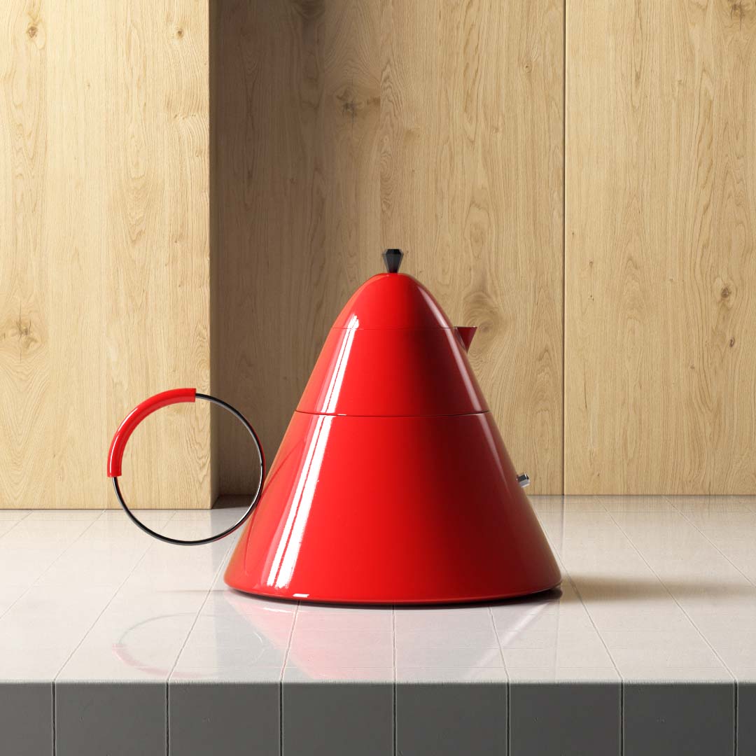 design-motion-3d-photography-octane-redshift-art-cinema4d-visual-animation-satisfying-render-style-graphic-teapot-product-water-tea-coffe-playful-color-pop-shiny-metal-blue-red-ball-still-retro-memphis-kettle